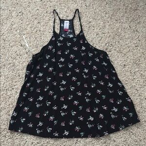 No Boundaries Black Floral Camisole
